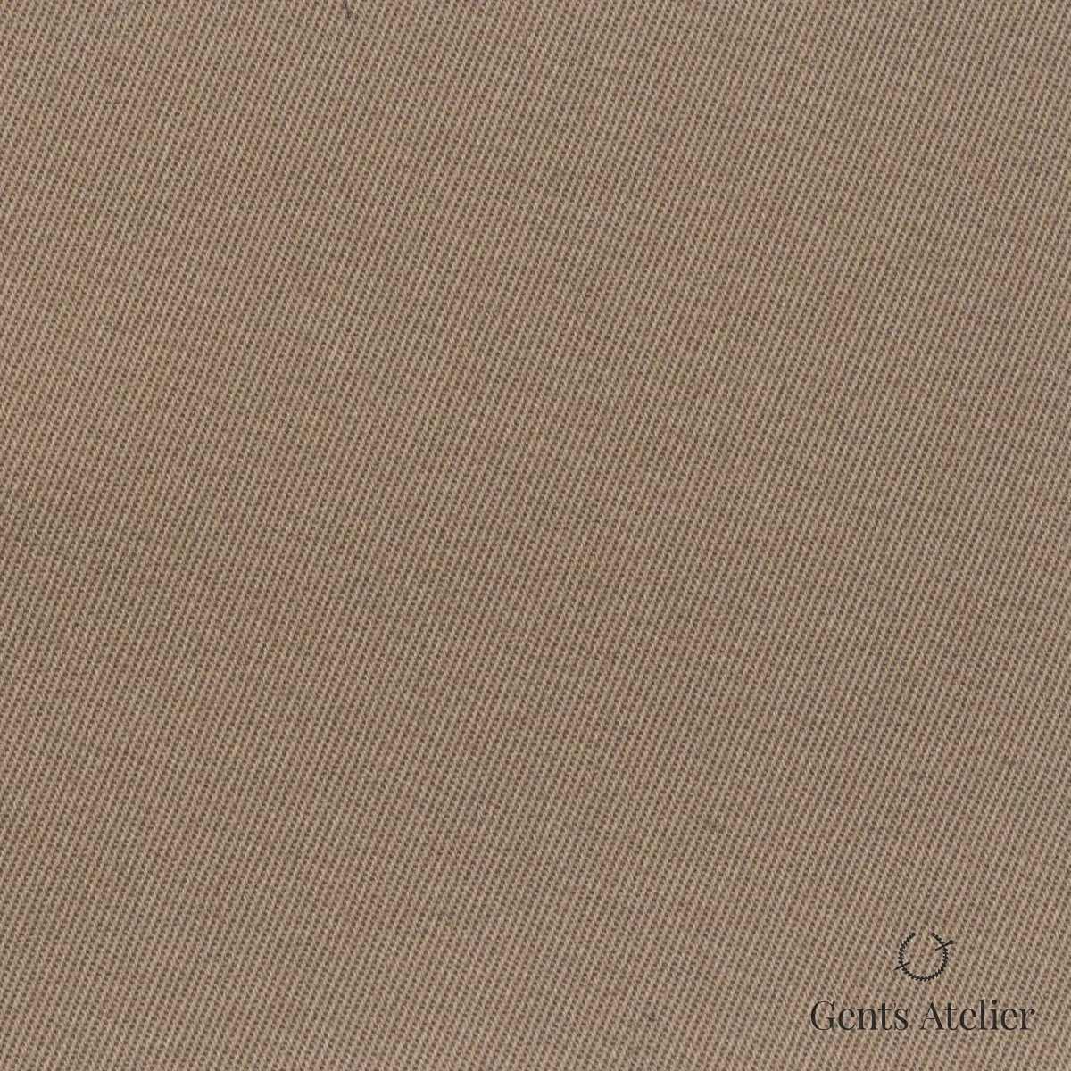 Костюмная ткань Marzoni 614 - 510 / 600 — Хаки, однотонная, 97% Supima Cotton, 3% Lycra