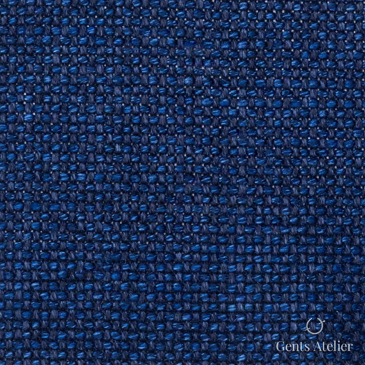 Костюмная ткань Marzoni 655 - 554 / 1200 — Синий, меланж, 60% шерсть, 18% Linen, 18% Silk, 4% Cashmere