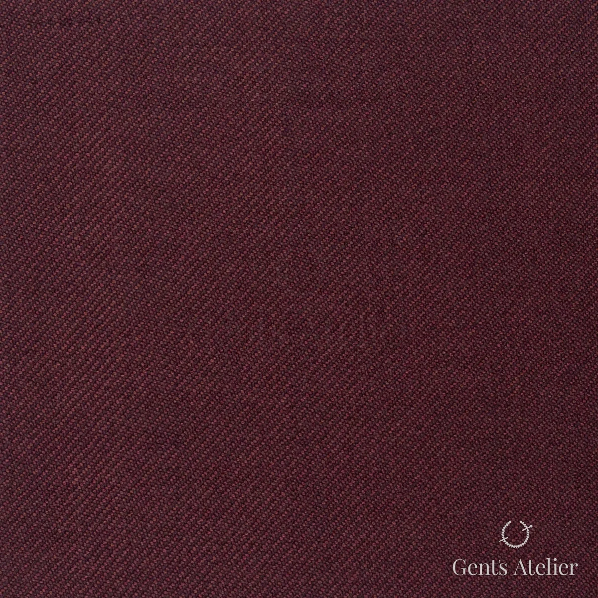 Костюмная ткань Marzoni 601 - 125 / 1200 — Тёмно-бордовый, однотонная, 58% шерсть, 42% Silk