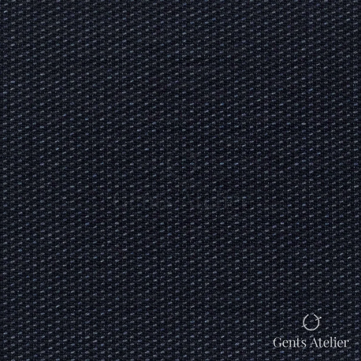 Костюмная ткань Marzoni 601 - 185 / 1100 — Тёмно-синий, меланж, 82% шерсть, 18% Silk