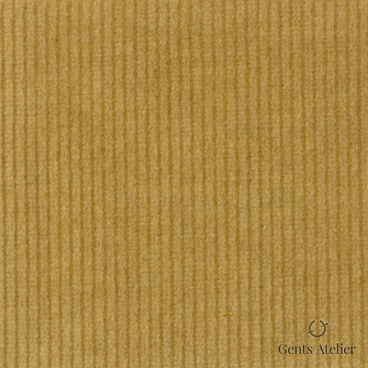 Костюмная ткань Marzoni 605 - 433 / 900 — Охра, однотонная, 98% Cotton, 2% Lycra