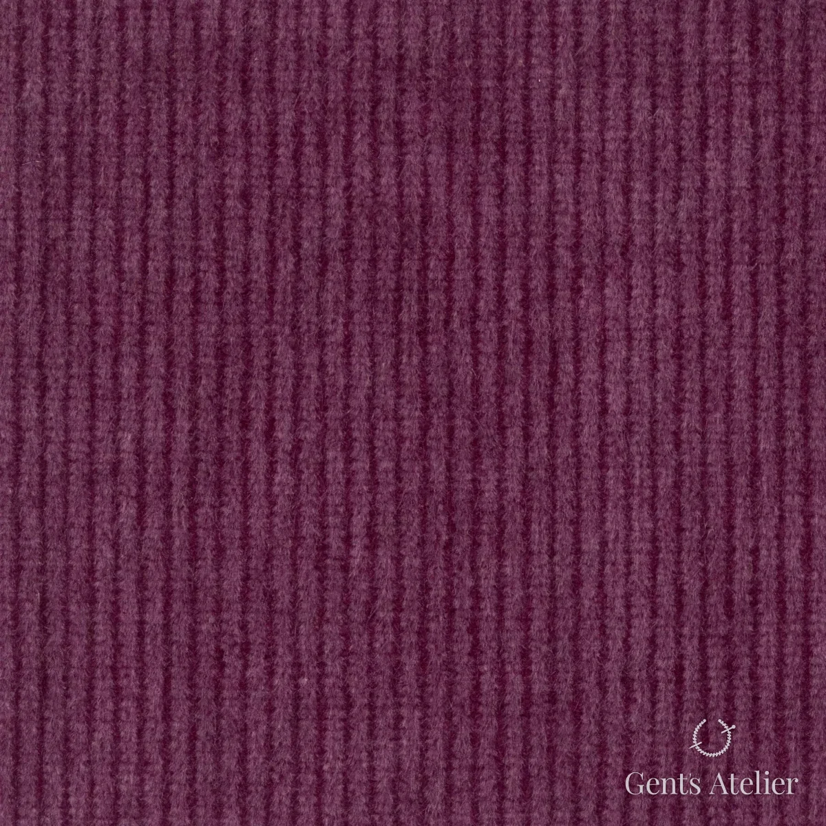 Костюмная ткань Marzoni 605 - 435 / 900 — Красно-фиолетовый, однотонная, 98% Cotton, 2% Lycra