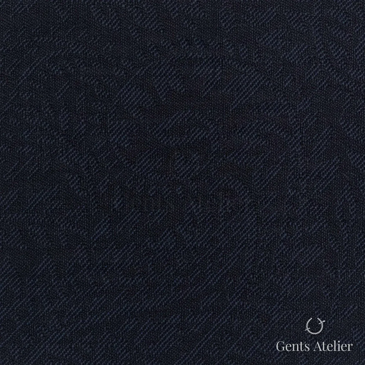Костюмная ткань Marzoni 609 - 378 / 1200 — Тёмно-синий, однотонная, 100% шерсть