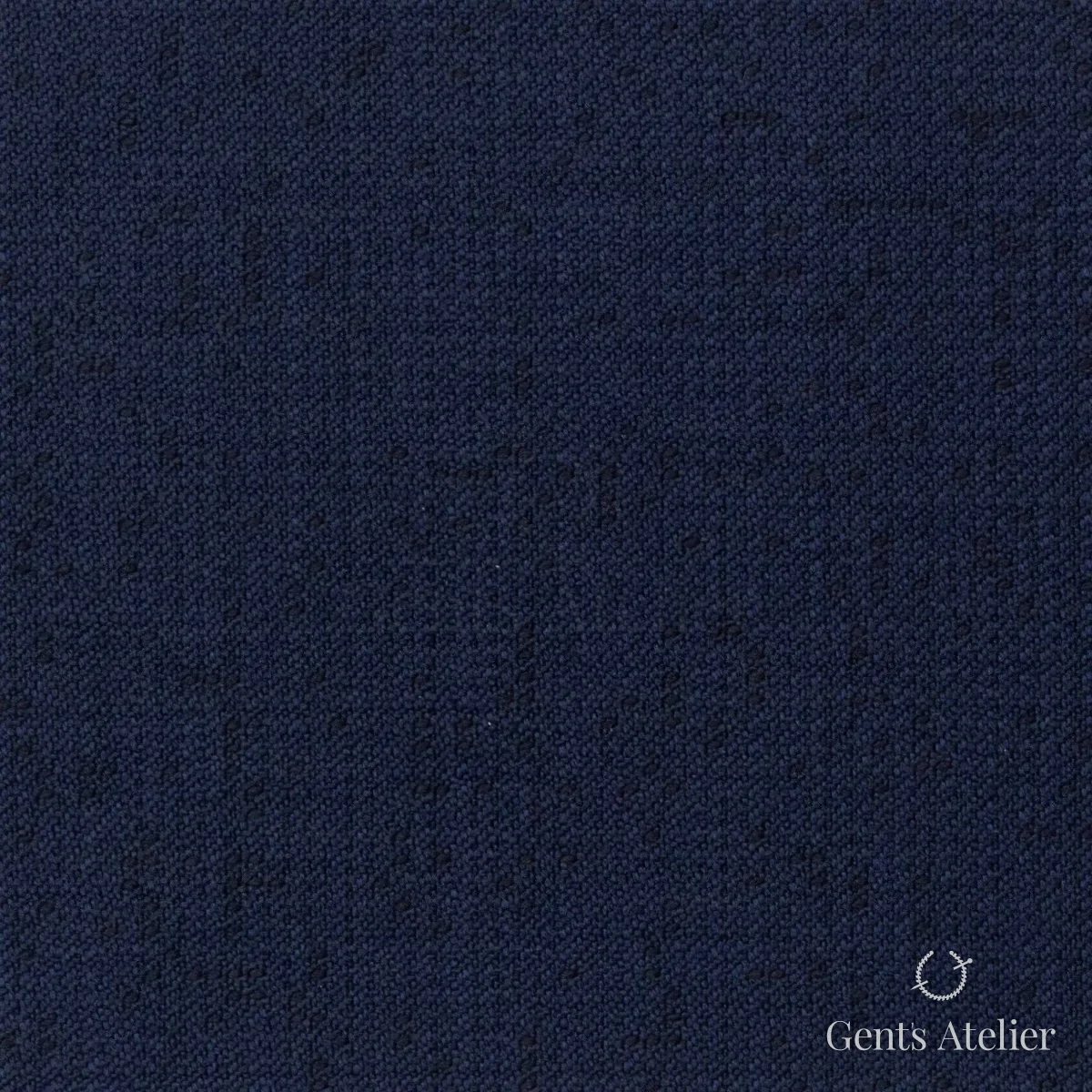 Костюмная ткань Marzoni 609 - 385 / 1200 — Тёмно-синий, однотонная, 100% шерсть