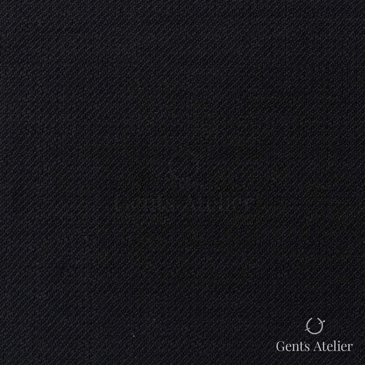 Костюмная ткань Marzoni 609 - 386 / 1200 — Чёрный, однотонная, 100% шерсть