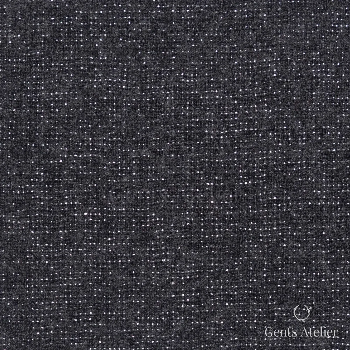 Костюмная ткань Marzoni 609 - 390 / 1500 — Серебристый, твид, 92% шерсть / 4% Polyamide / 3% Polyester / 1% Elastane