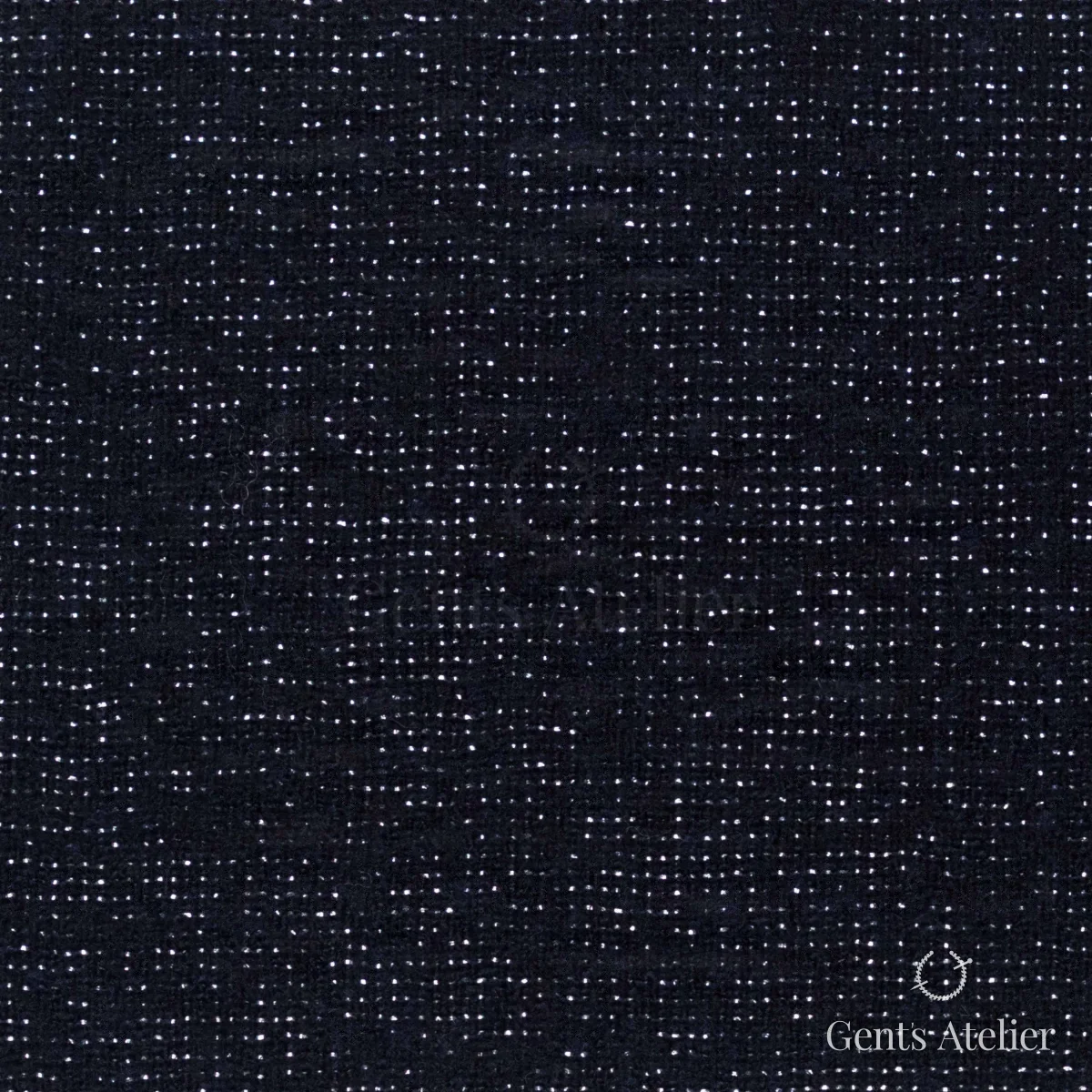 Костюмная ткань Marzoni 609 - 391 / 1500 — Тёмно-синий, твид, 92% шерсть / 4% Polyamide / 3% Polyester / 1% Elastane