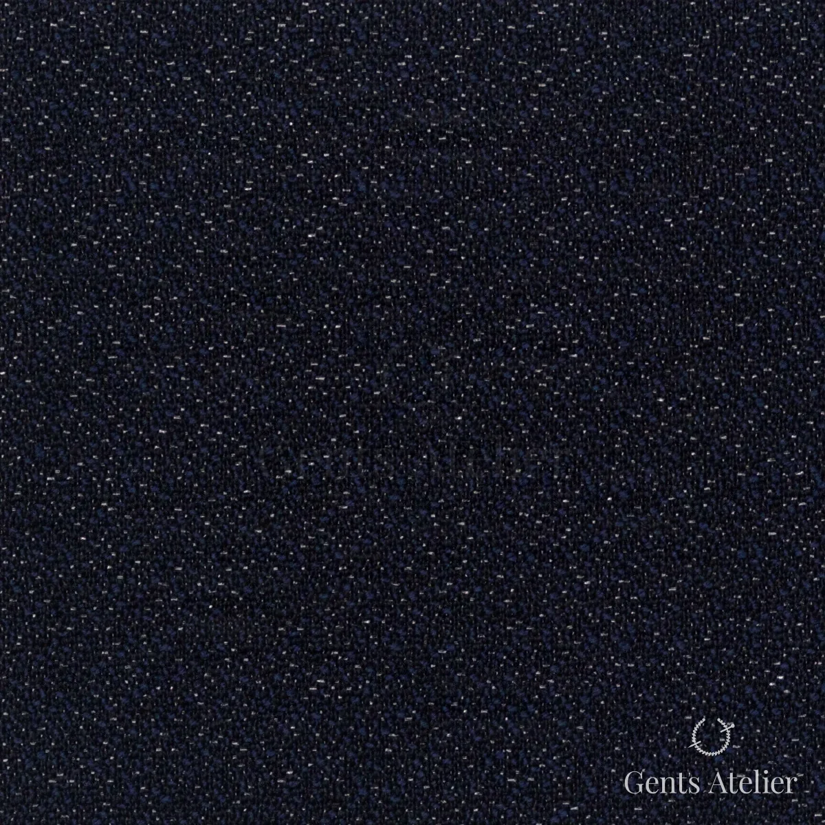 Костюмная ткань Marzoni 609 - 404 / 1500 — Тёмно-синий, меланж, 91% шерсть, 5% Polyester, 4% Polyamide