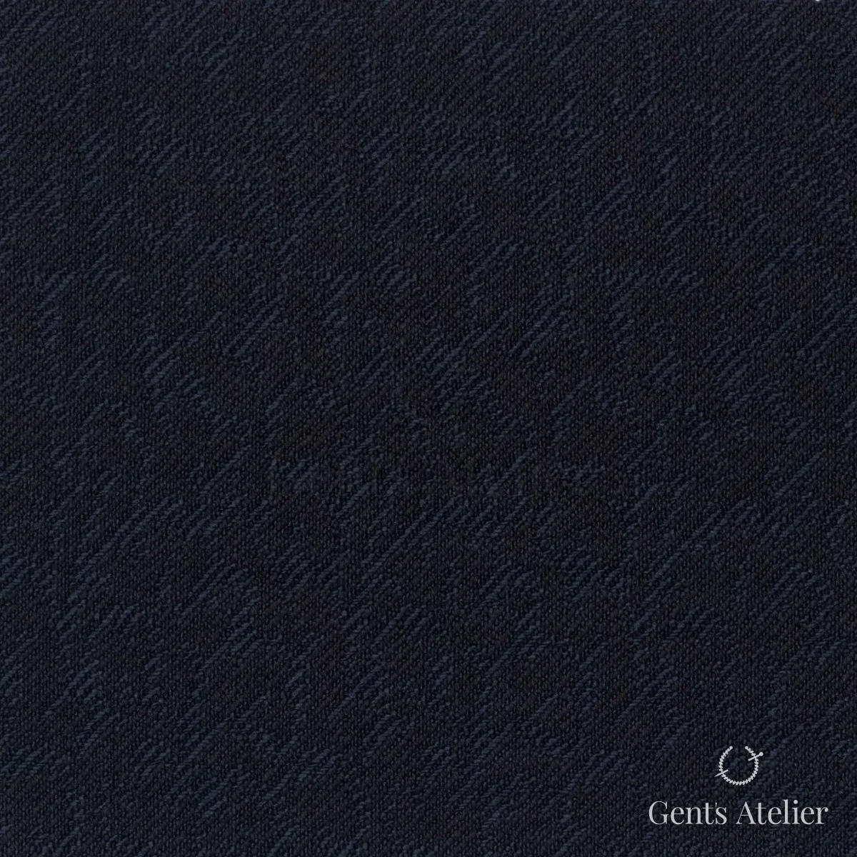 Костюмная ткань Marzoni 609 - 453 / 900 — Тёмно-синий, однотонная, 100% шерсть