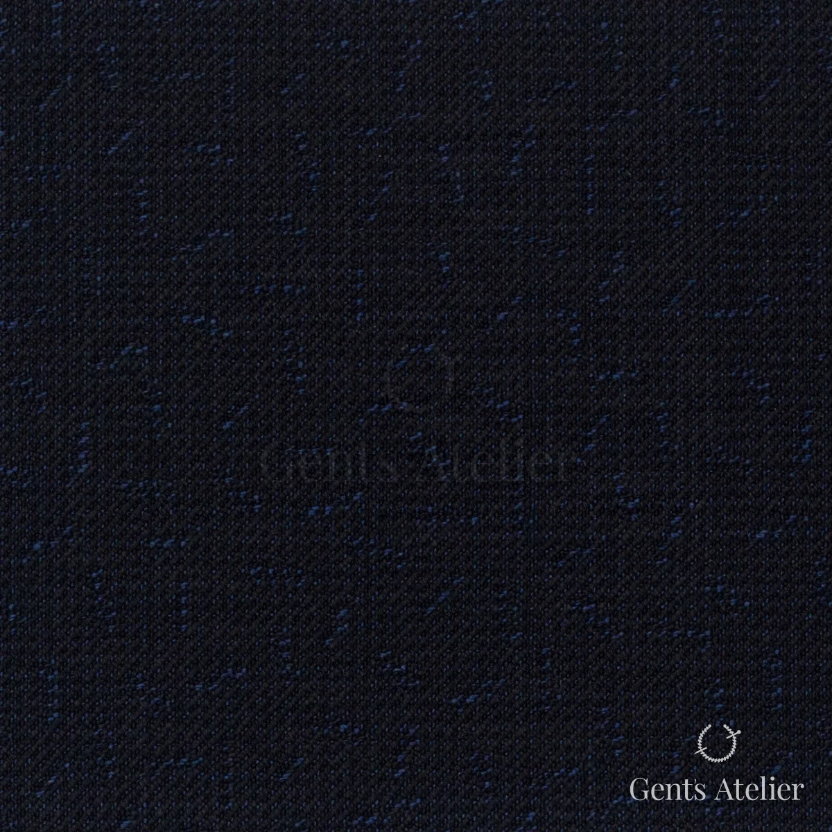 Костюмная ткань Marzoni 609 - 469 / 900 — Тёмно-синий, меланж, 100% шерсть