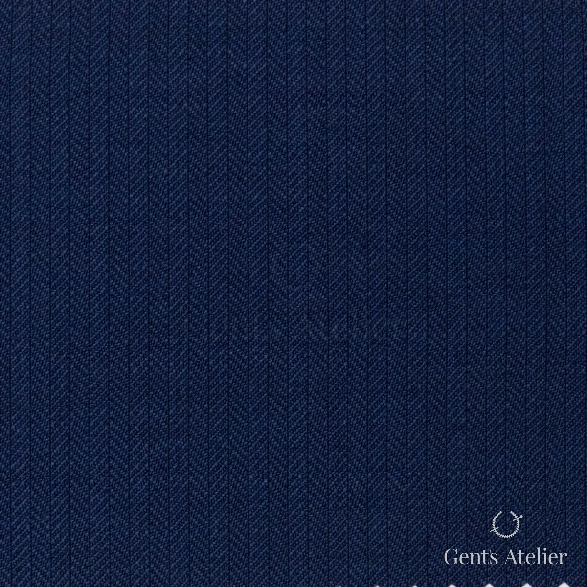 Костюмная ткань Marzoni 609 - 768 / 1000 — Синий, однотонная, 100% шерсть