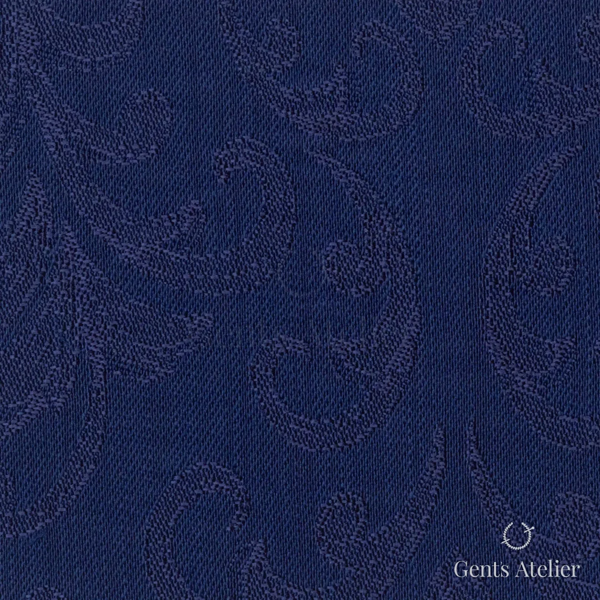 Костюмная ткань Marzoni 612 - 060 / 1100 — Синий, жаккард, 51% шерсть, 49% Viscose