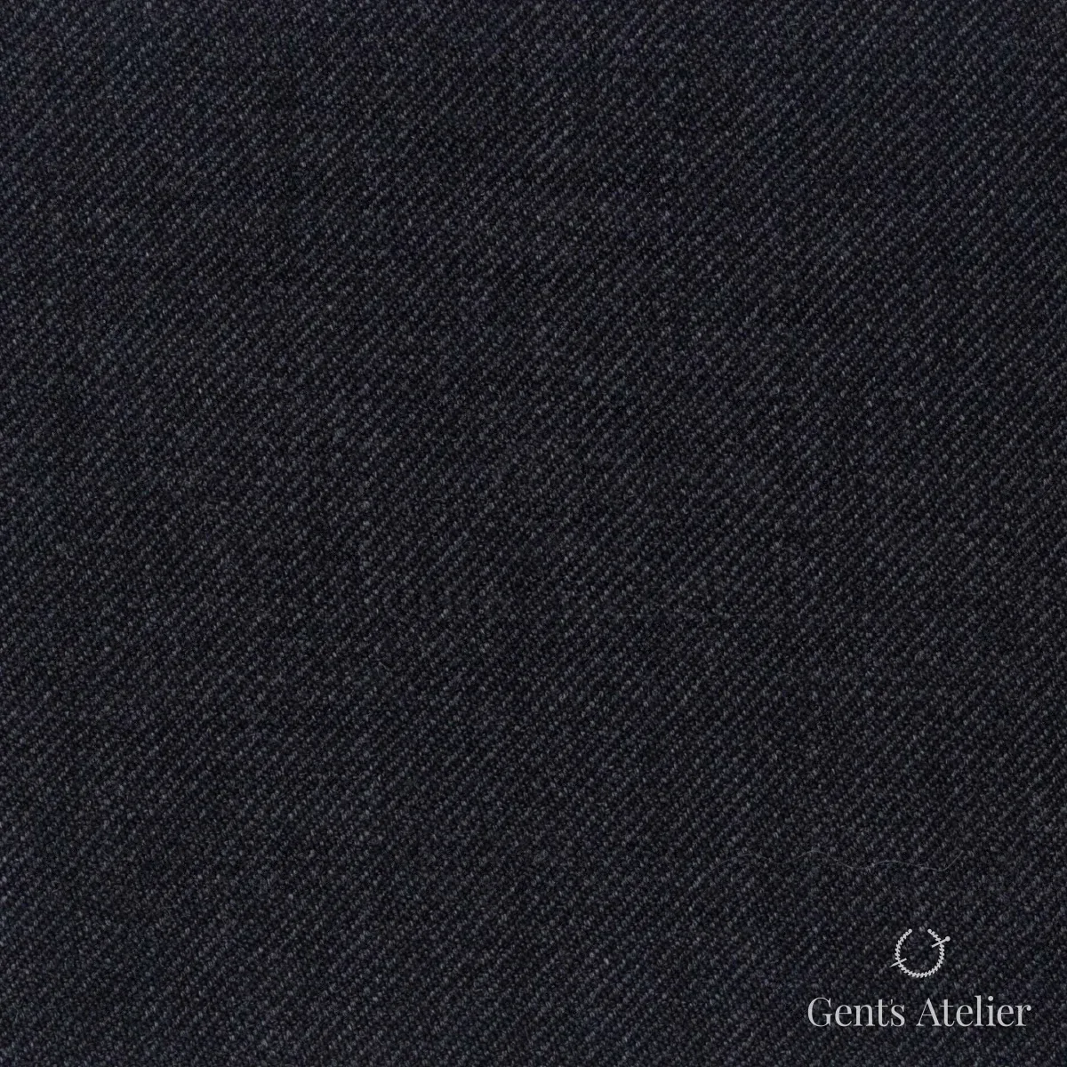 Костюмная ткань Marzoni 628 - 709 / 1200 — Угольно-серый, однотонная, 92% шерсть, 8% Cashmere