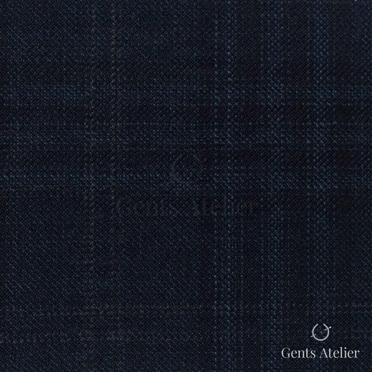 Костюмная ткань Marzoni 600 - 584 / 1000 — Тёмно-зелёный / Чёрный, виндоупейн, 100% шерсть