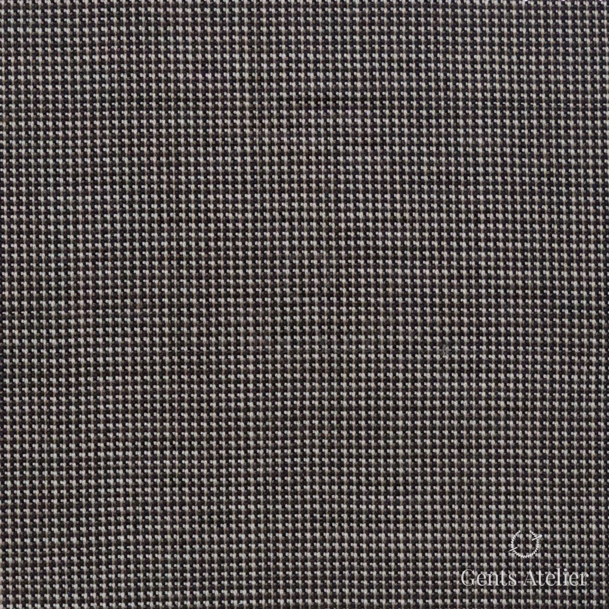 Костюмная ткань Marzoni 606 - 080 / 800 — Чёрный / Бежевый, гусиная лапка, 100% шерсть