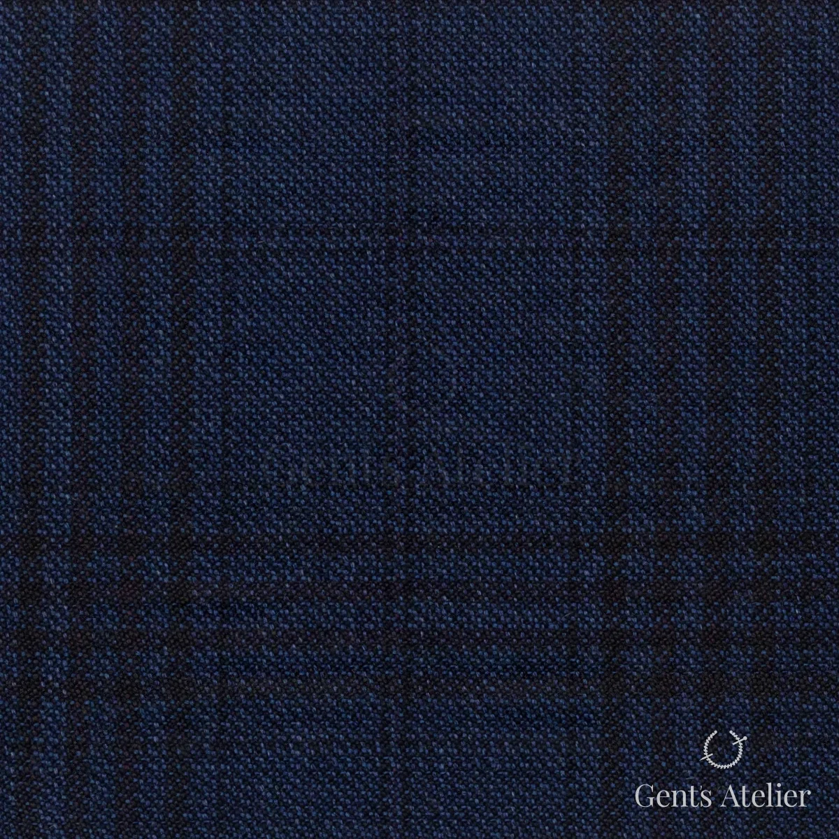 Костюмная ткань Marzoni 621 - 105 / 900 — Синий, виндоупейн, 100% шерсть