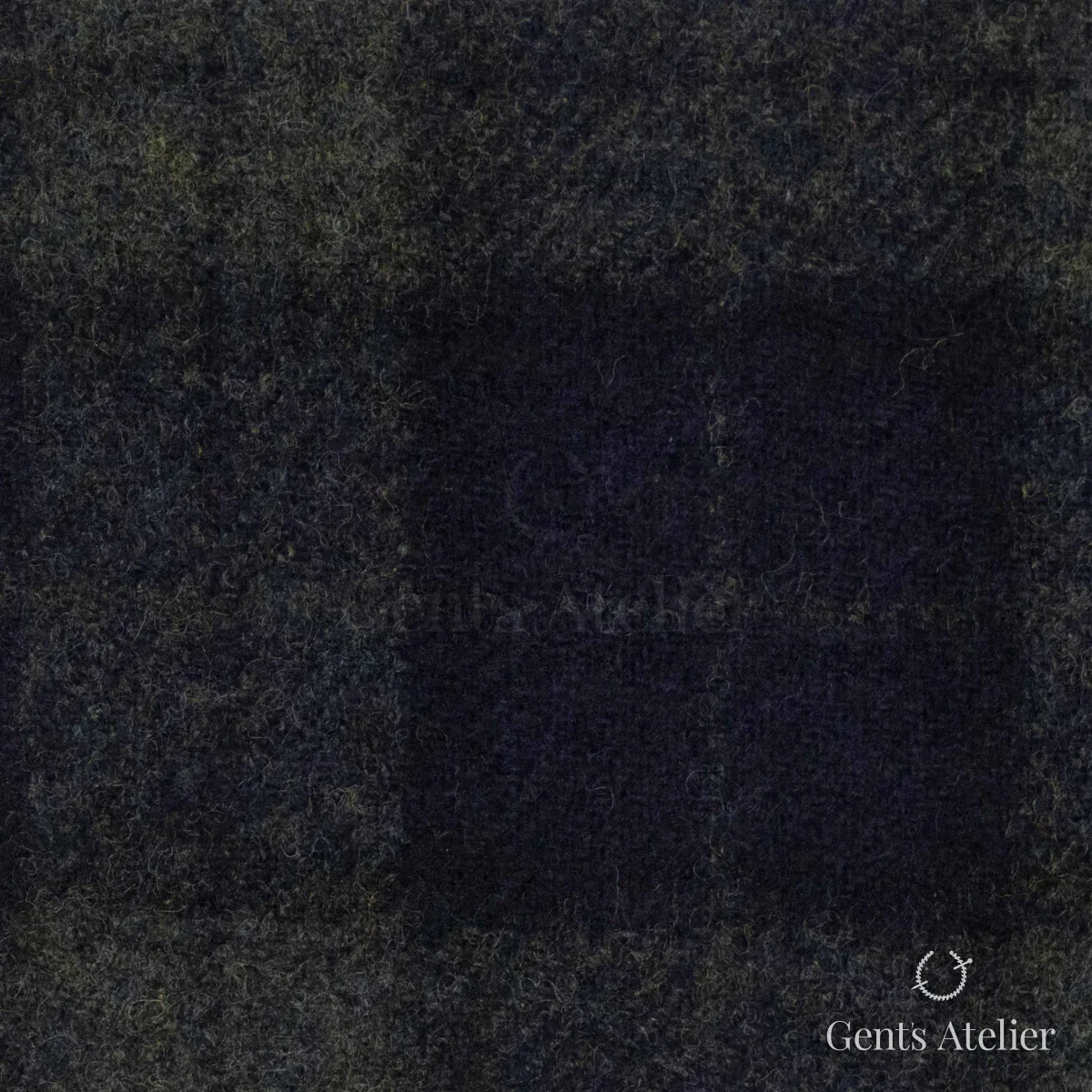 Костюмная ткань Marzoni 601 - 582 / 900 — Оливковый / Тёмно-синий, меланж, 100% шерсть