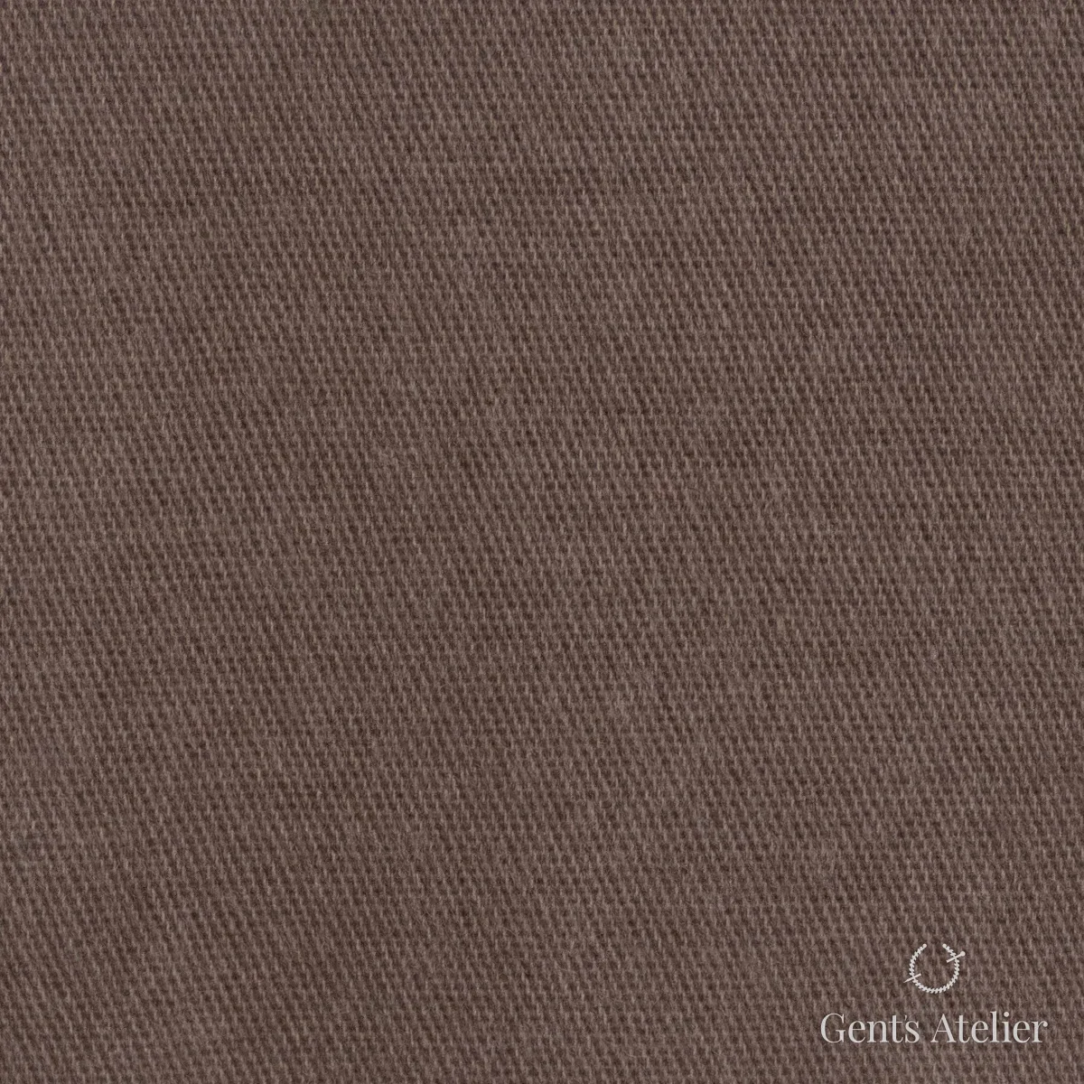 Костюмная ткань Marzoni 605 - 352 / 500 — Коричневый, однотонная, 98% Cotton, 2% Lycra