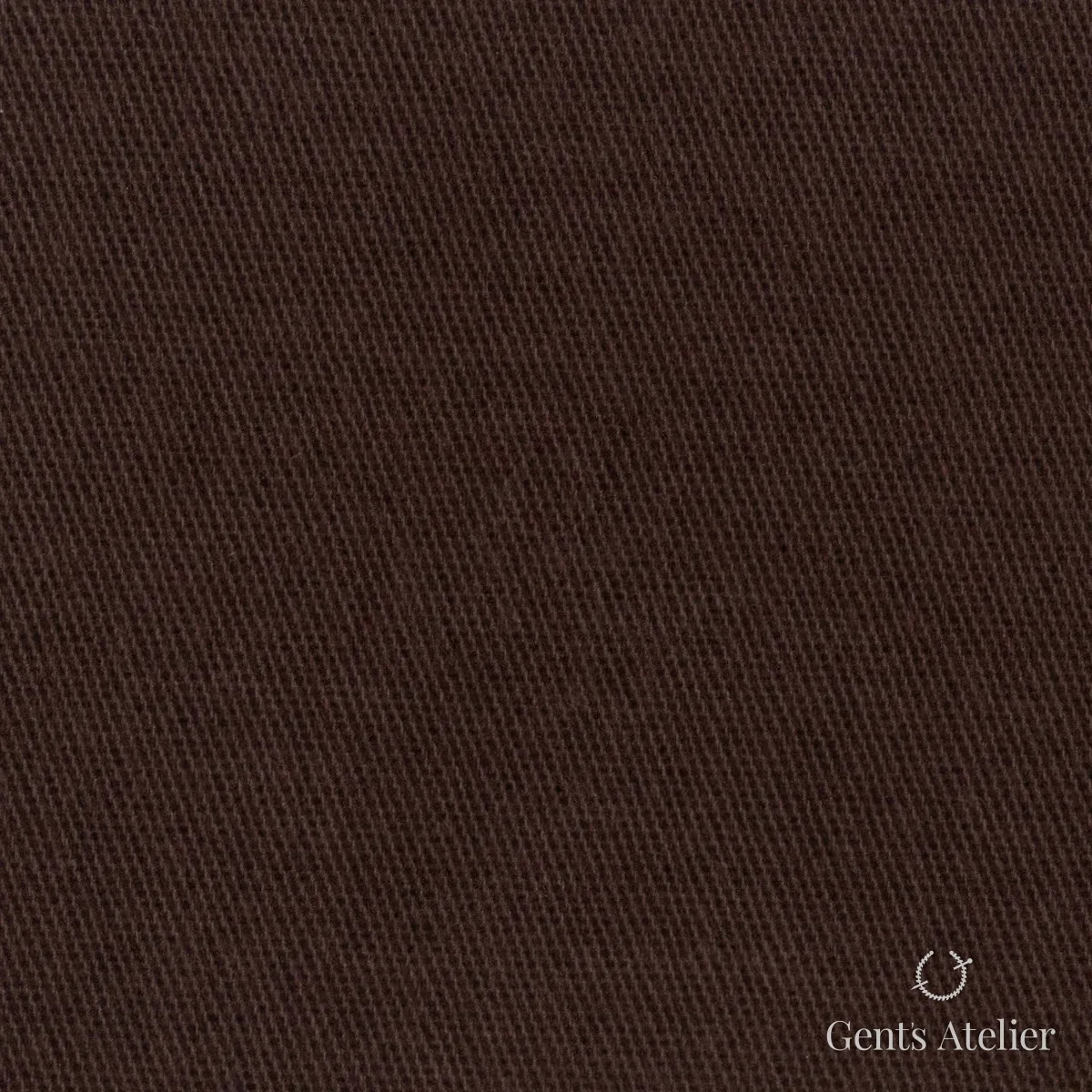 Костюмная ткань Marzoni 605 - 357 / 500 — Коричневый, однотонная, 98% Cotton / 2% Lycra
