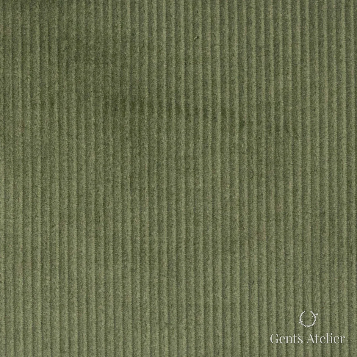 Костюмная ткань Marzoni 605 - 421 / 700 — Зелёный, однотонная, 98% Cotton, 2% Lycra