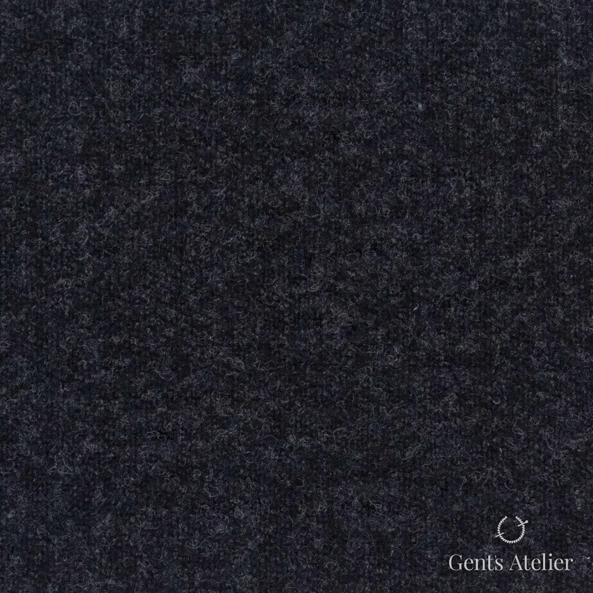Костюмная ткань Marzoni 620 - 825 / 900 — Тёмно-серый (антрацит), однотонная, 100% шерсть