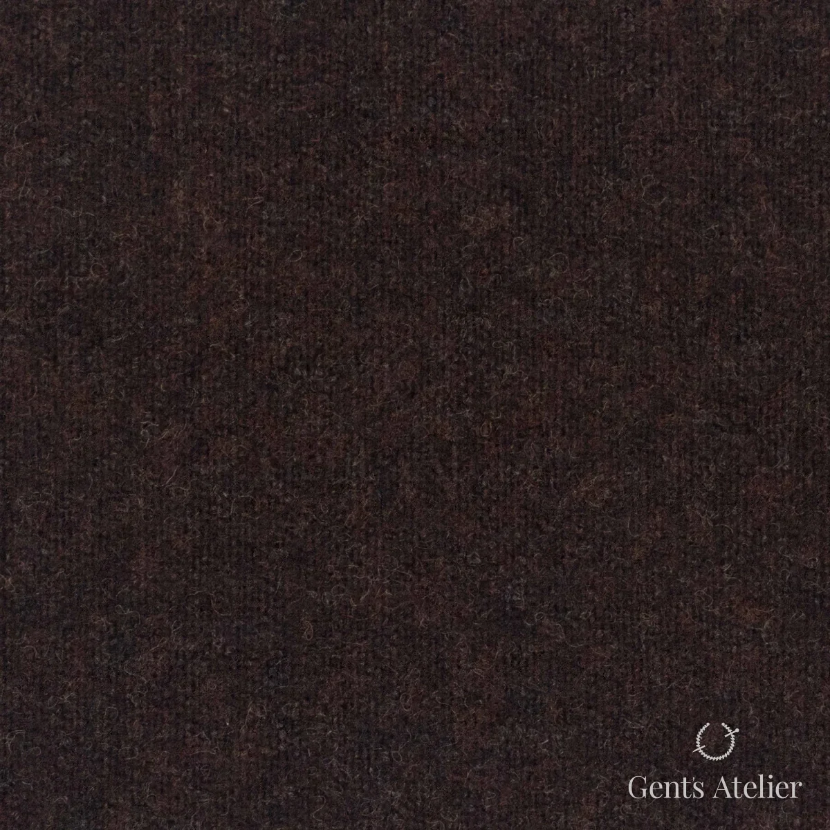 Костюмная ткань Marzoni 620 - 832 / 900 — Тёмно-коричневый, однотонная, 100% шерсть
