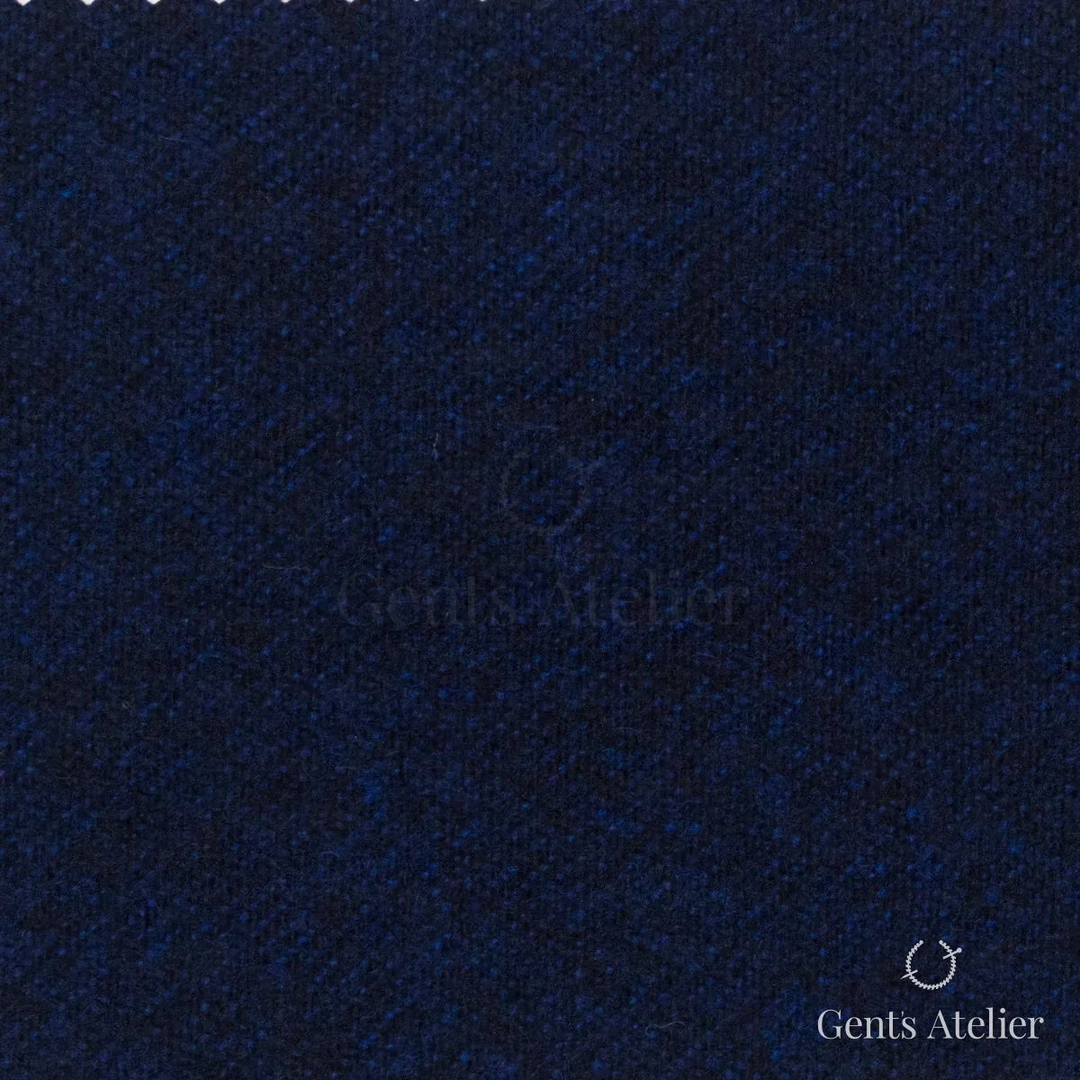 Костюмная ткань Marzoni 620 - 845 / 900 — Тёмно-синий, меланж, 100% шерсть