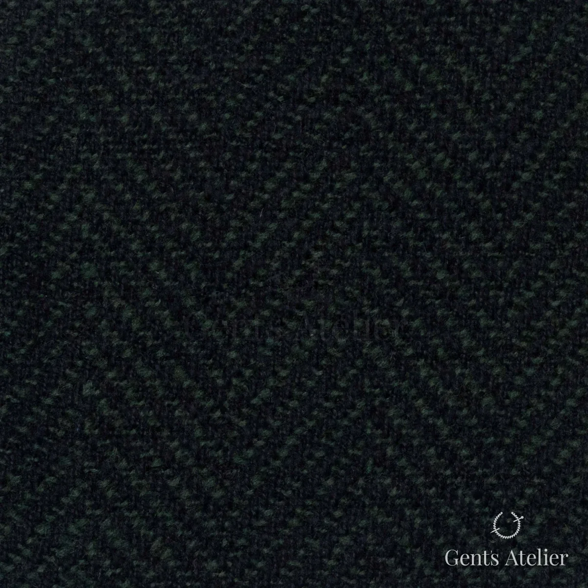 Костюмная ткань Marzoni 651 - 041 / 1500 — Зелёный, меланж, 95% шерсть, 5% Cashmere