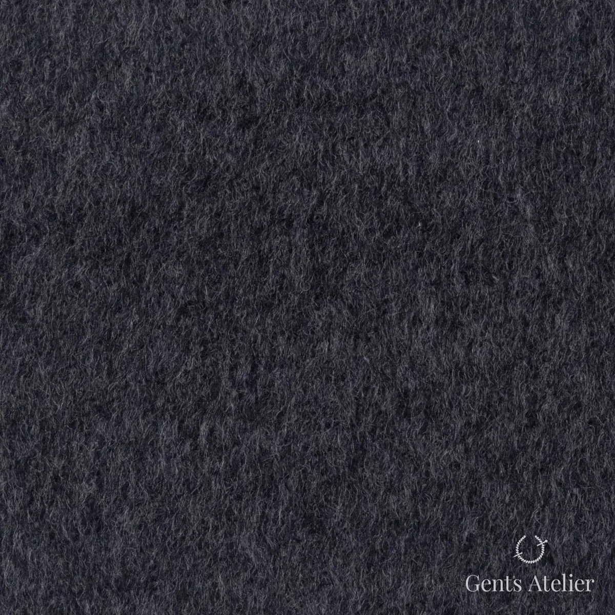 Костюмная ткань Marzoni 665 - 114 / 1600 — Тёмно-серый, однотонная, 90% шерсть, 10% Cashmere