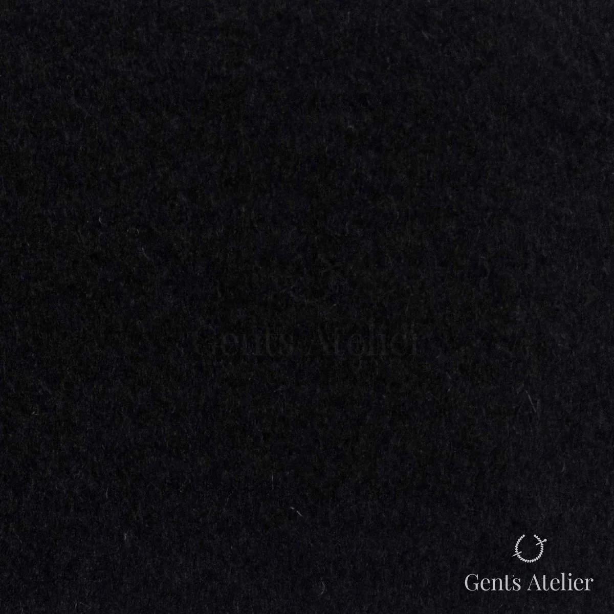 Костюмная ткань Marzoni 665 - 149 / 1600 — Чёрный, однотонная, 90% шерсть, 10% Cashmere
