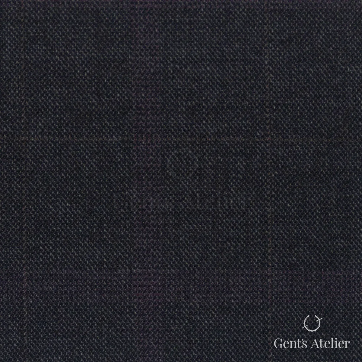 Костюмная ткань Marzoni 608 - 249 / 1500 — Тёмно-серый, меланж, 100% шерсть