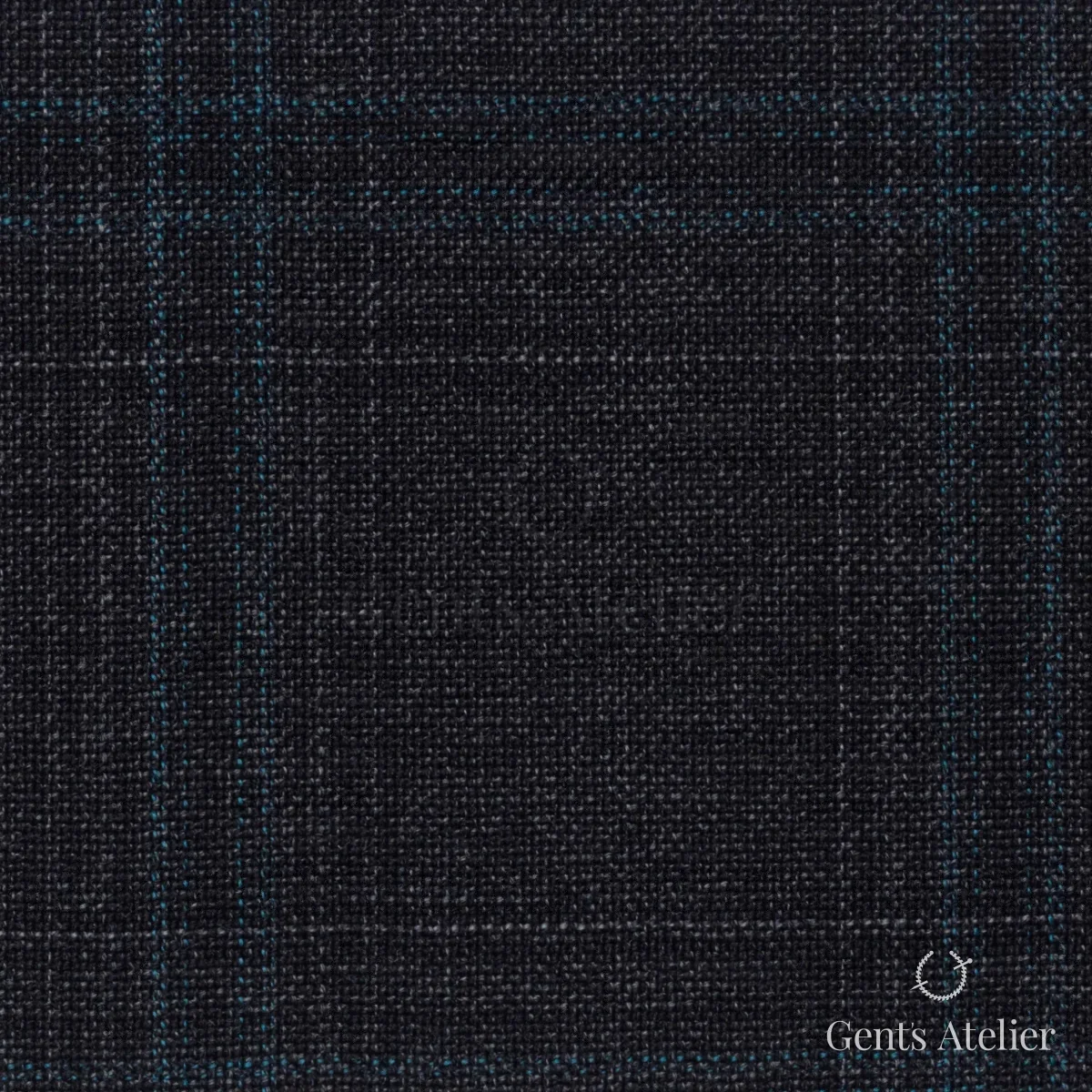 Костюмная ткань Marzoni 651 - 783 / 1000 — Серый / Зелёный, виндоупейн, 100% шерсть