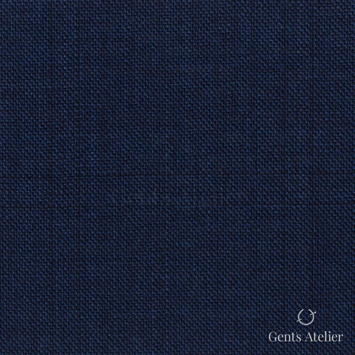 Костюмная ткань Marzoni 651 - 853 / 1200 — Тёмно-синий, однотонная, 100% шерсть