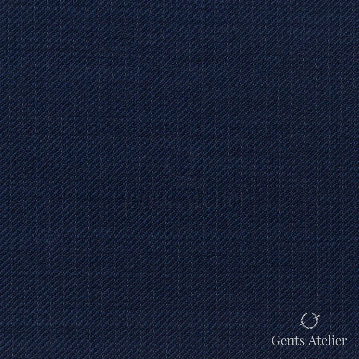 Костюмная ткань Marzoni 723 - 026 / 1200 — Синий, однотонная, 100% шерсть