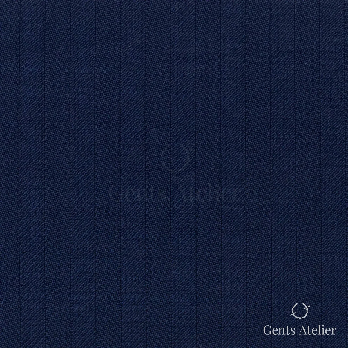 Костюмная ткань Marzoni 723 - 038 / 1200 — Синий, в полоску, 100% шерсть