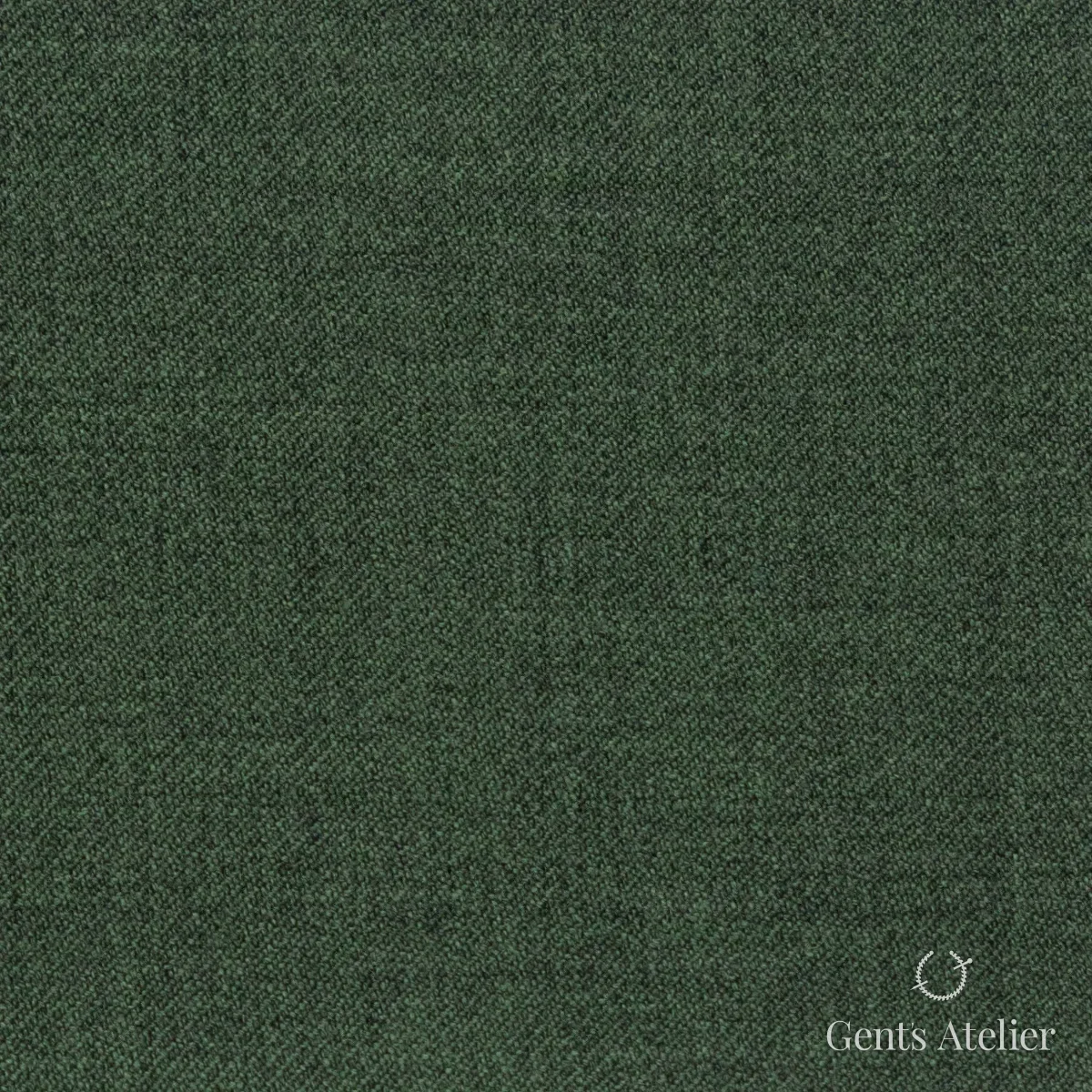 Костюмная ткань Marzoni 723 - 067 / 1200 — Зелёный, однотонная, 100% шерсть
