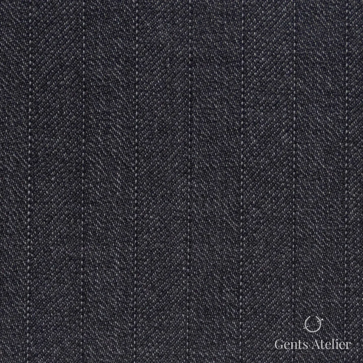 Костюмная ткань Marzoni 723 - 109 / 1200 — Серый / Белый, ёлочка, 100% шерсть