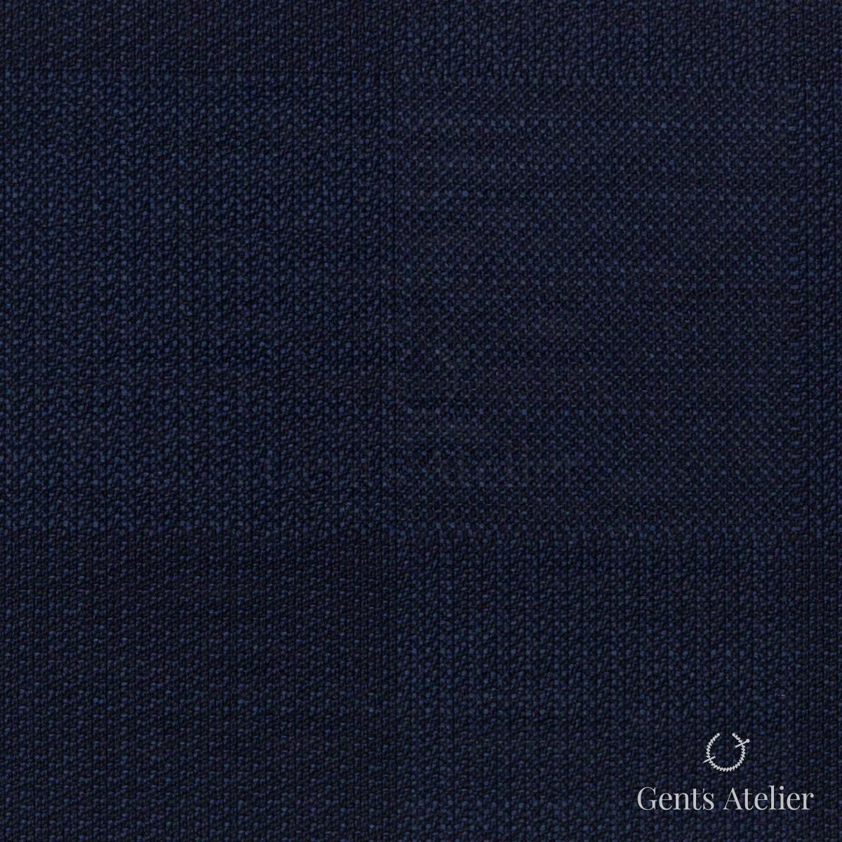 Костюмная ткань Marzoni 723 - 114 / 1200 — Синий, однотонная, 100% шерсть