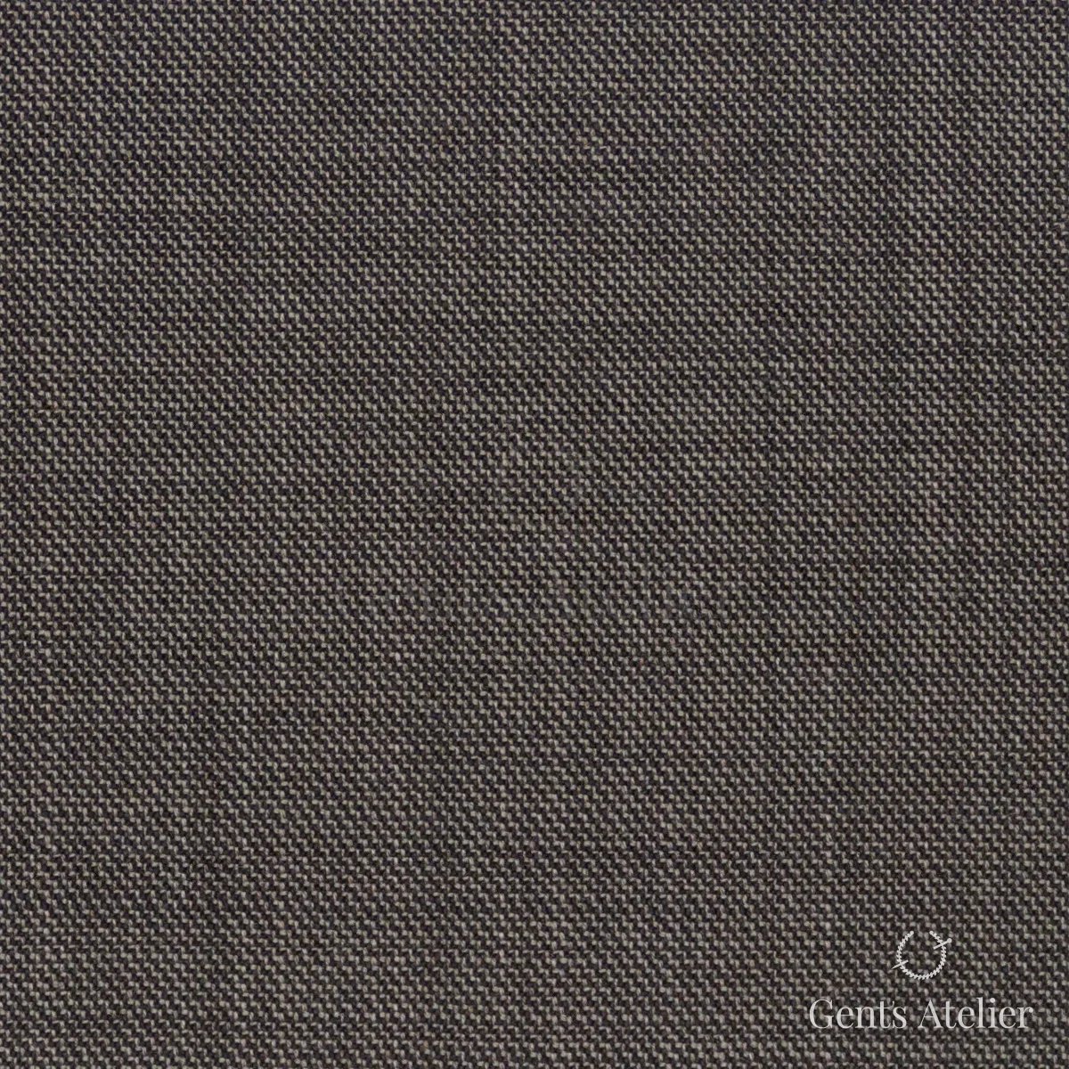Костюмная ткань Marzoni 725 - 462 / 1300 — Коричневый, меланж, 100% шерсть