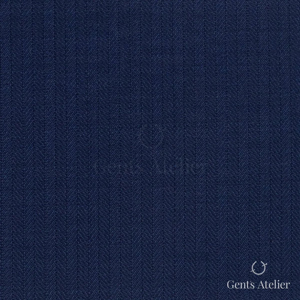 Костюмная ткань Marzoni 725 - 467 / 1400 — Синий, в полоску, 100% шерсть
