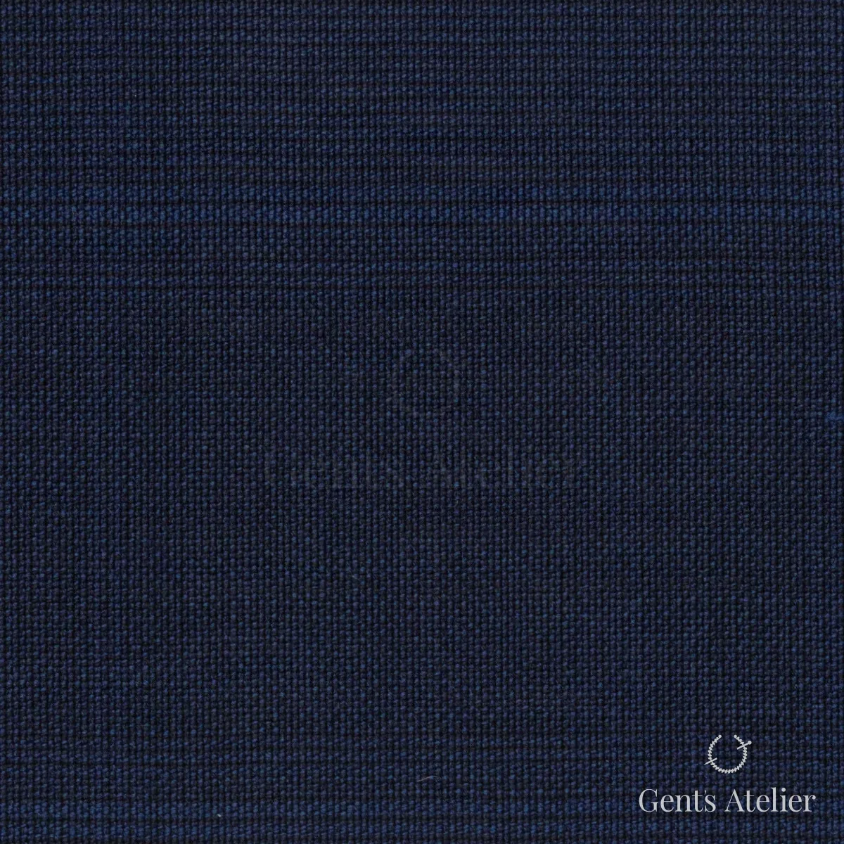 Костюмная ткань Marzoni 725 - 504 / 1500 — Тёмно-синий / Синий, меланж, 100% шерсть