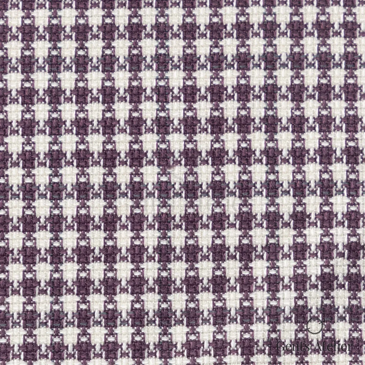 Костюмная ткань Marzoni 602 - 017 / 900 — Кирпичный / Белый, в клетку, 50% шерсть, 50% Silk
