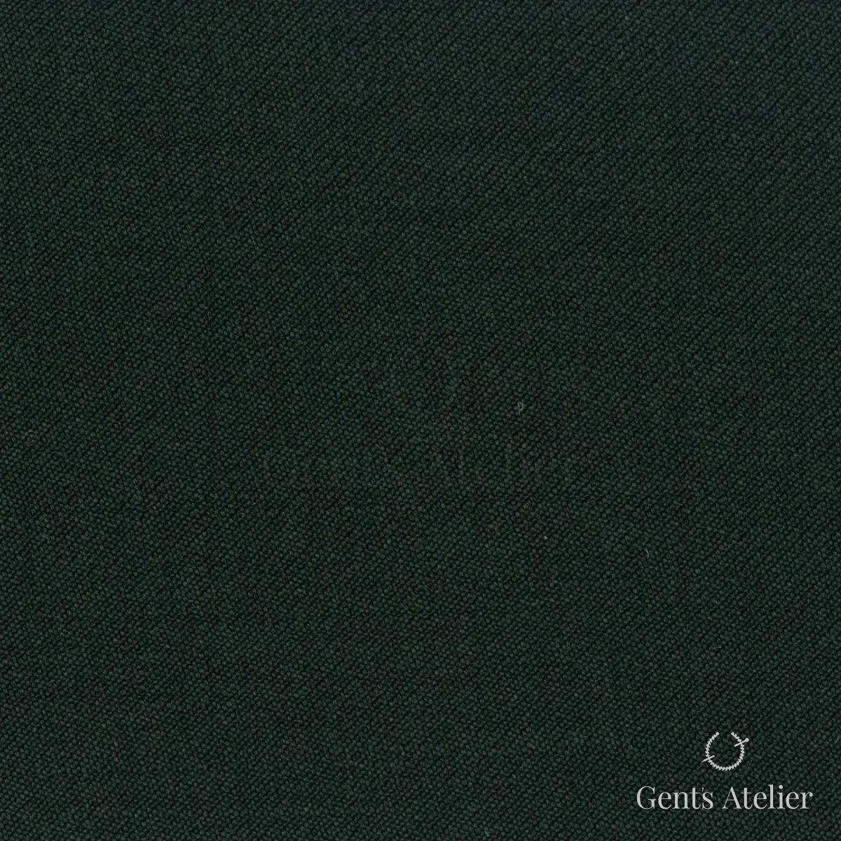 Костюмная ткань Marzoni 602 - 263 / 800 — Тёмно-зелёный, однотонная, 100% шерсть