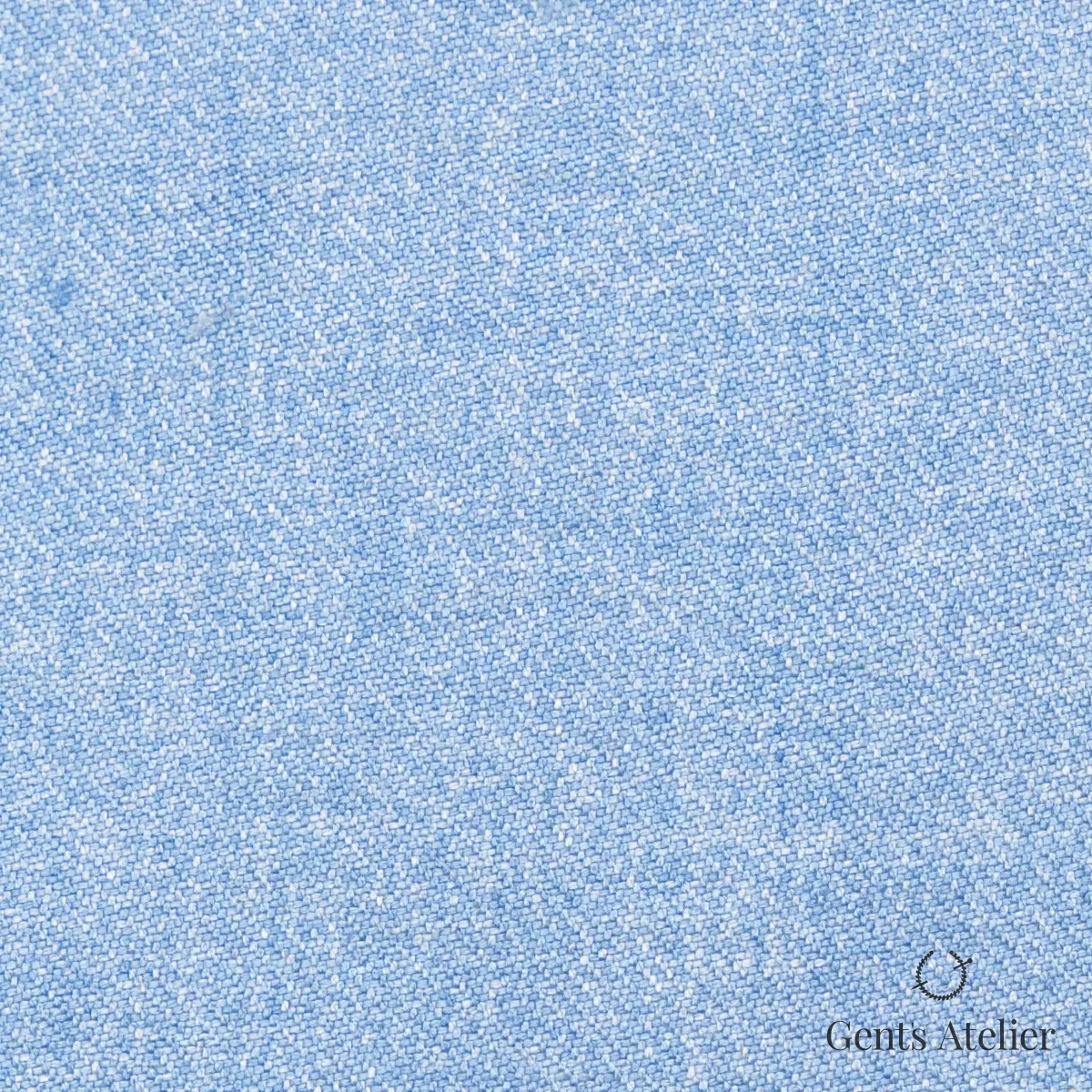 Костюмная ткань Marzoni 611 - 514 / 1300 — Небесно-голубой, однотонная, 100% Silk