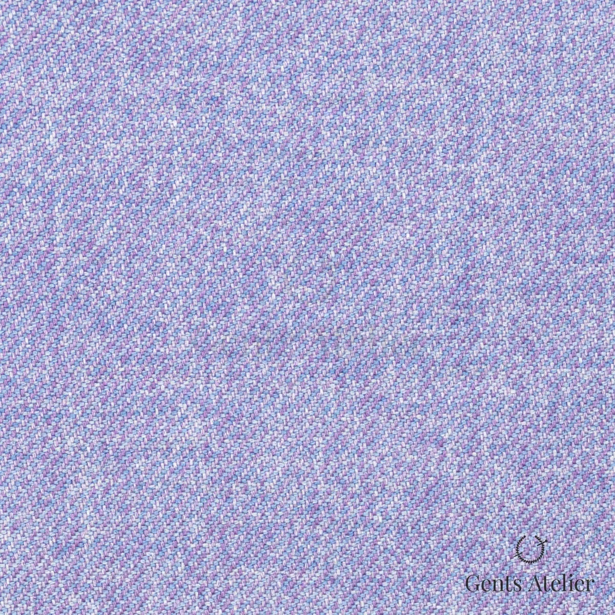 Костюмная ткань Marzoni 611 - 518 / 1300 — Лавандовый, меланж, 100% Silk