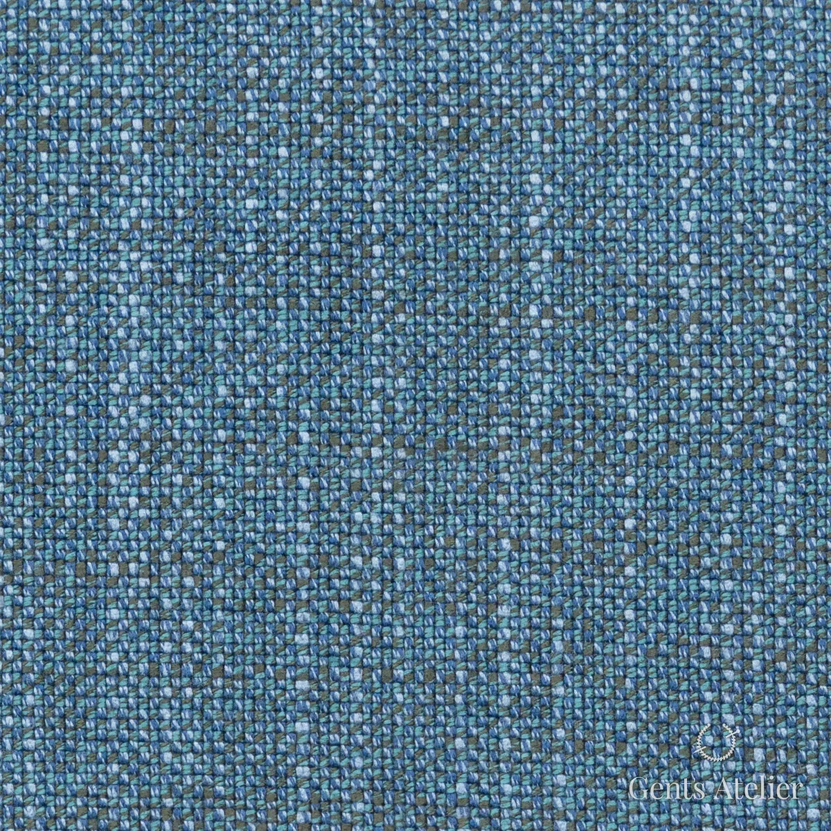 Костюмная ткань Marzoni 612 - 544 / 1000 — Бирюзовый, меланж, 100% Bamboo