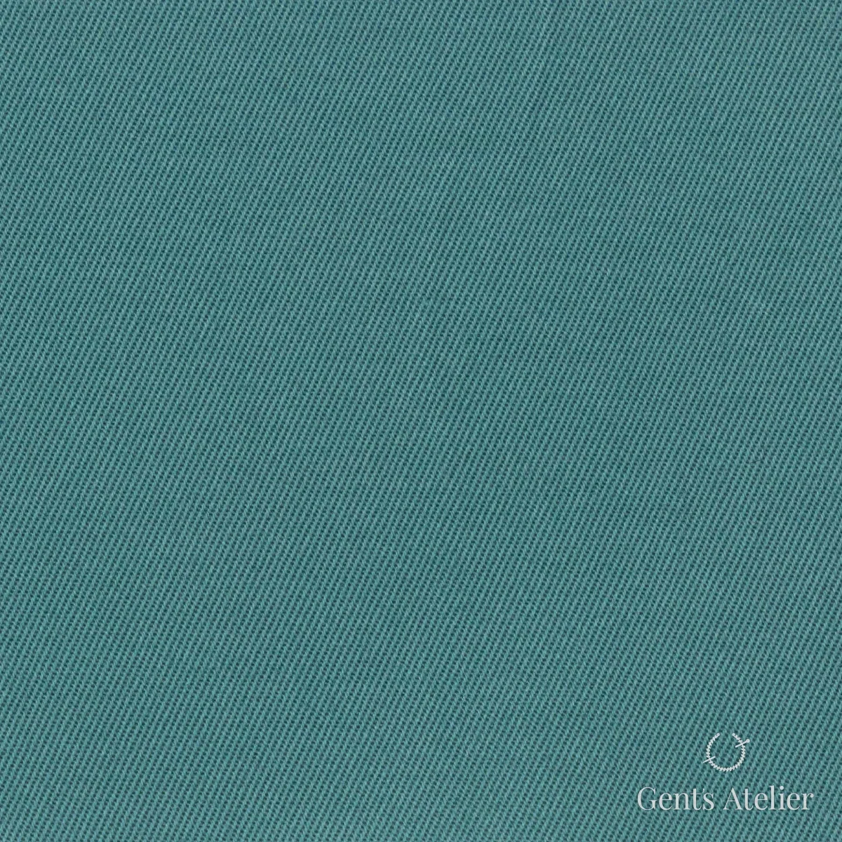 Костюмная ткань Marzoni 614 - 312 / 500 — Яблочно-зелёный, однотонная, 97% Supima Cotton, 3% Lycra