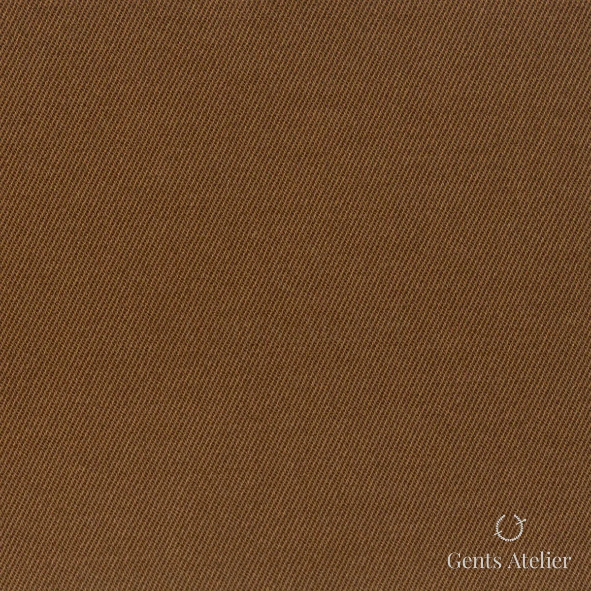 Костюмная ткань Marzoni 614 - 377 / 500 — Хаки, однотонная, 97% Supima Cotton, 3% Lycra
