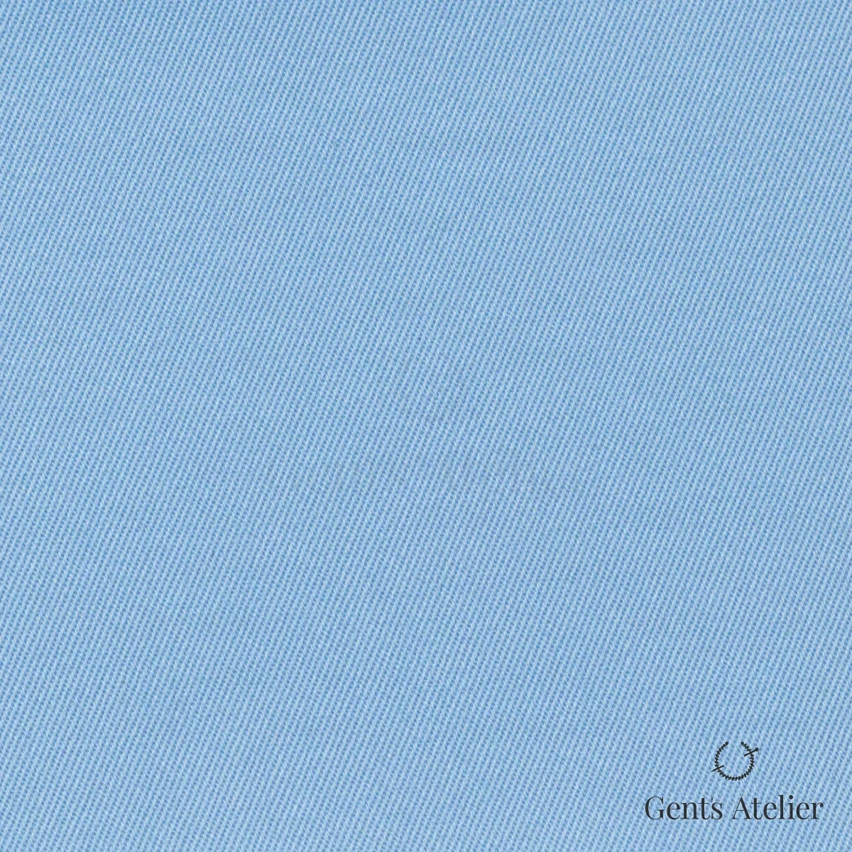Костюмная ткань Marzoni 614 - 530 / 600 — Небесно-голубой, однотонная, 97% Supima Cotton, 3% Lycra