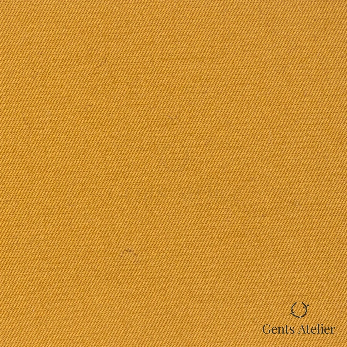 Костюмная ткань Marzoni 614 - 590 / 600 — Охра, однотонная, 97% Supima Cotton, 3% Lycra
